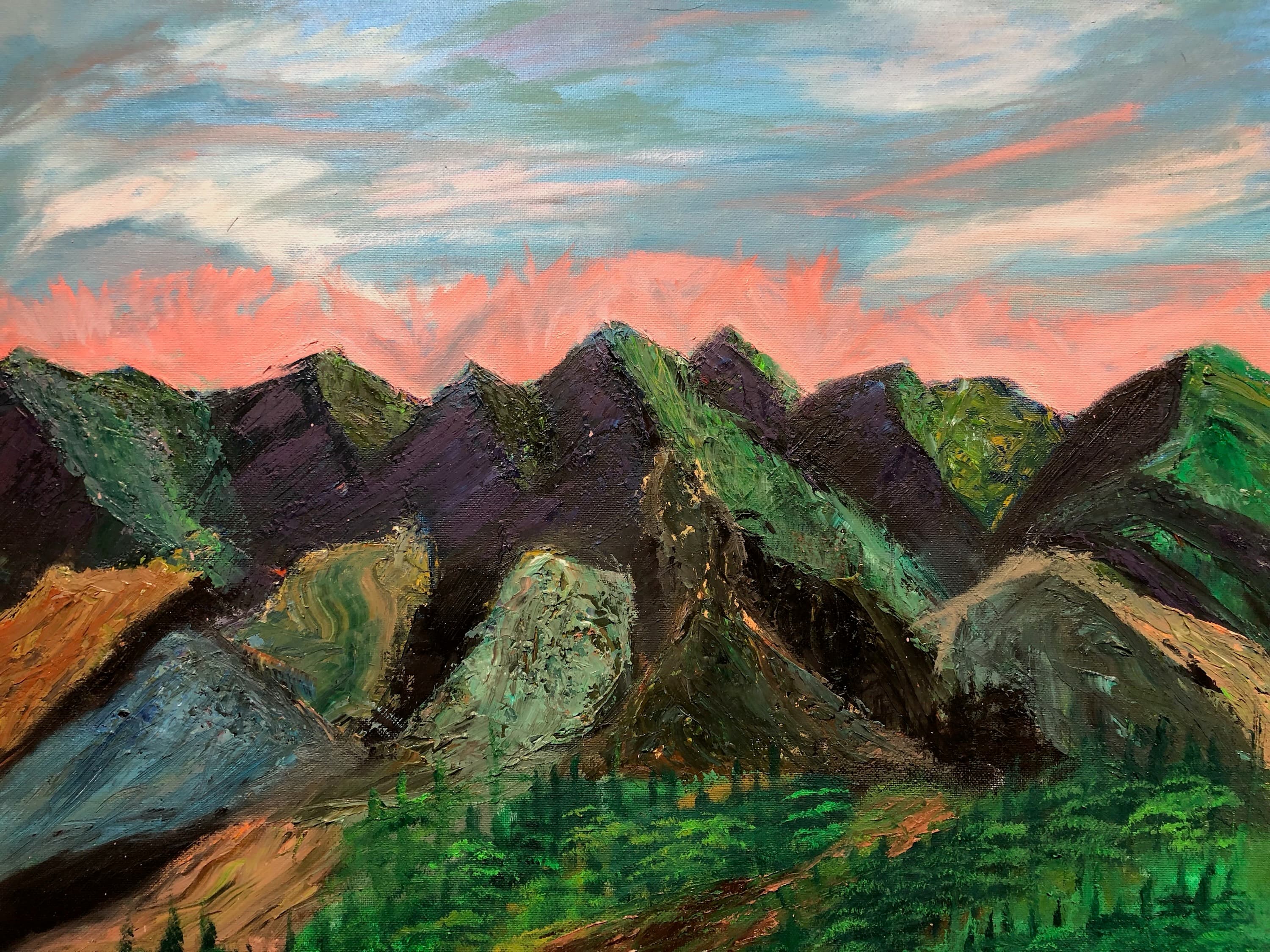 Mountain painting